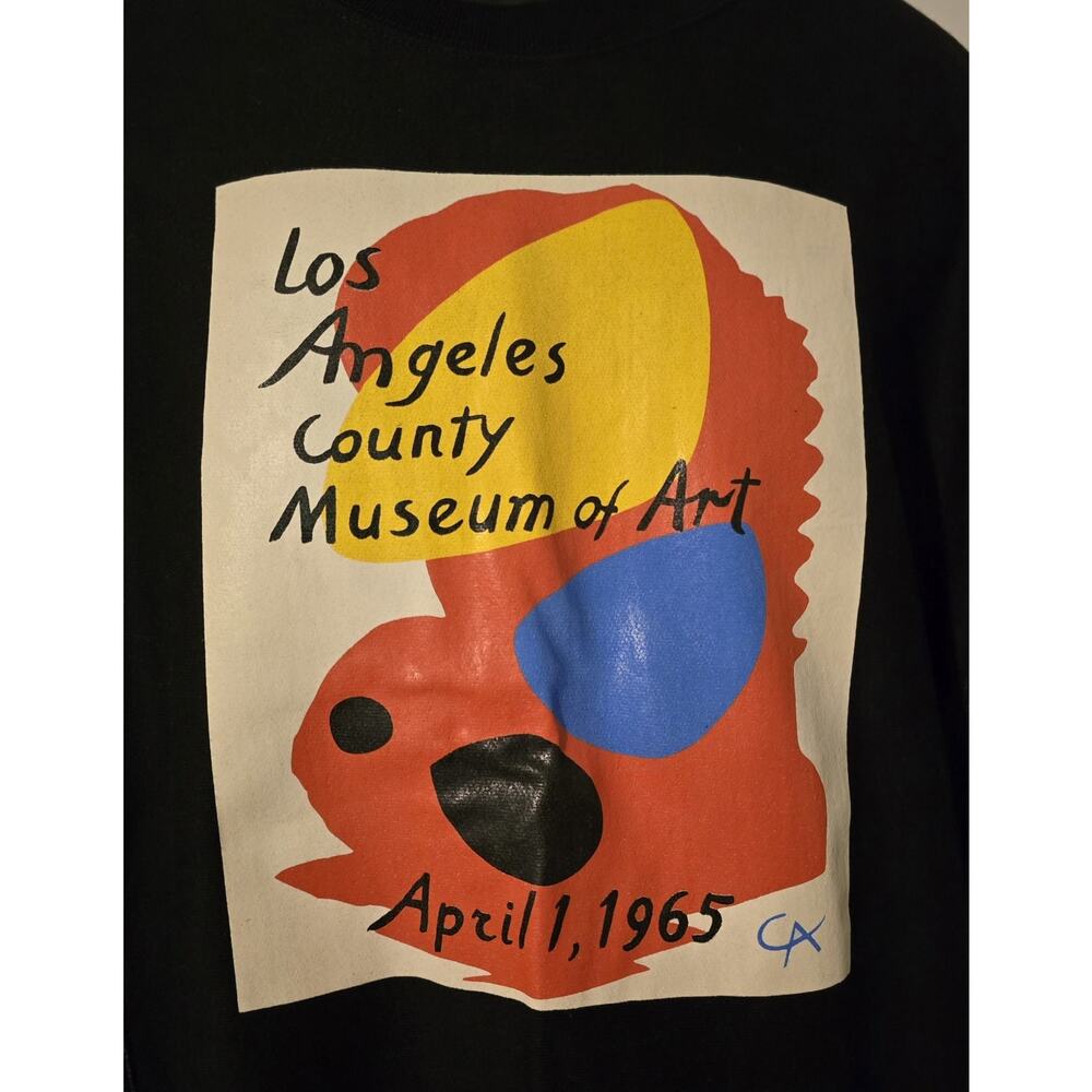 LA Museum of Art Alexander Calder Poster Sweatshirt SZ LARGE LACMA - Picture 2 of 8